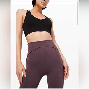 Lululemon power within super high rise leggings 28 inseam size 6 black current